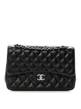 Chanel Lambskin Quilted Jumbo Double #275003C81B